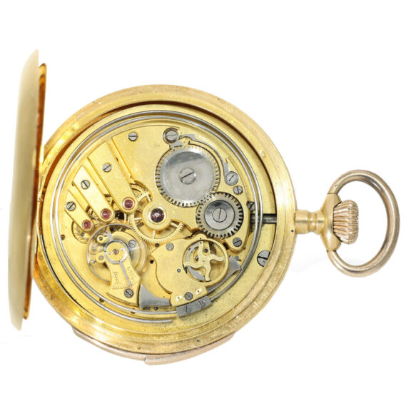 Swiss 18 carat gold very fine minute repeater pocket watch Circa 1900 Swiss 18 carat gold very fine minute repeater pocket watch Circa 1900
