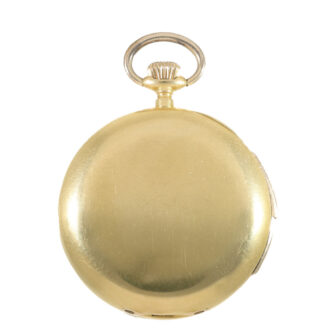 Swiss 18 carat gold very fine minute repeater pocket watch Circa 1900