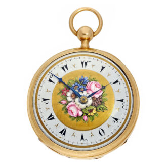 Swiss rare quarter repeater with music movement Circa 1800 Swiss rare quarter repeater with music movement Circa 1800