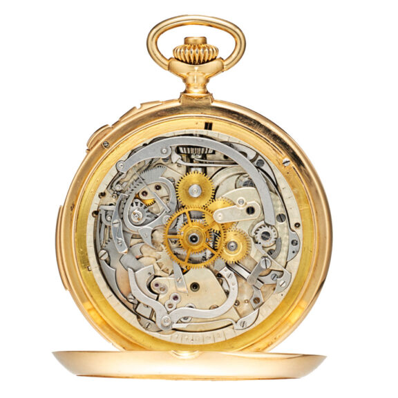 Swiss minute repeating split second chronograph Circa 1890 Swiss minute repeating split second chronograph Circa 1890