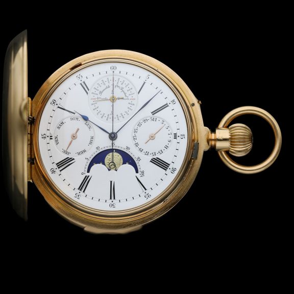Important Swiss French watch with eight complications Circa 1878 Important Swiss French watch with eight complications Circa 1878