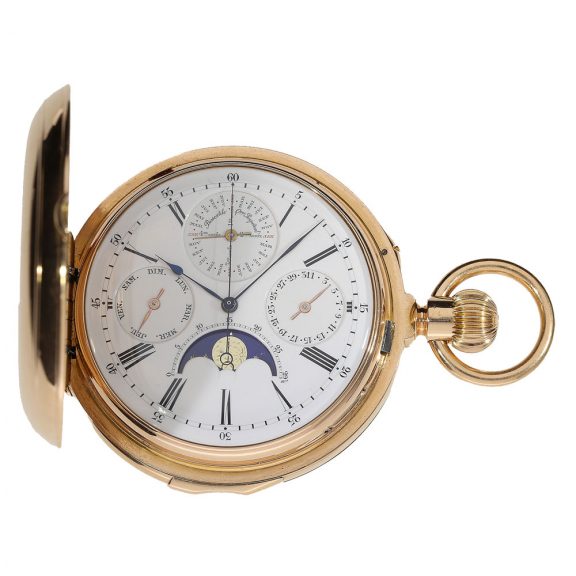 Important Swiss French watch with eight complications Circa 1878 Important Swiss French watch with eight complications Circa 1878