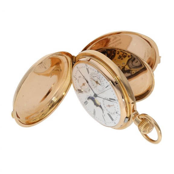 Important Swiss French watch with eight complications Circa 1878 Important Swiss French watch with eight complications Circa 1878