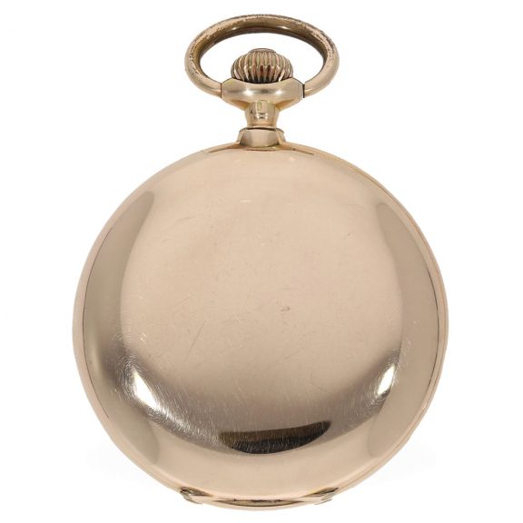 Heavy Swiss 14K gold full hunter cased pocket watch Circa 1900 Heavy Swiss 14K gold full hunter cased pocket watch Circa 1900