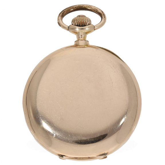 Heavy Swiss 14K gold full hunter cased pocket watch Circa 1900 Heavy Swiss 14K gold full hunter cased pocket watch Circa 1900