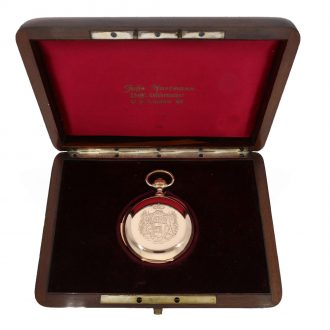 German gold historically important repeating watch Circa 1916 German gold historically important repeating watch Circa 1916