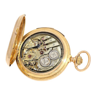 Swiss gold repeater with renaissance motif Circa 1890