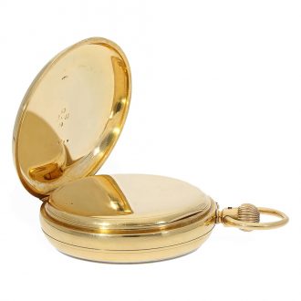 English 18 carat gold KEW A Class A chronometer watch Circa 1883