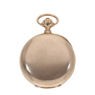 German 14 carat gold hunting cased lever watch Circa 1902