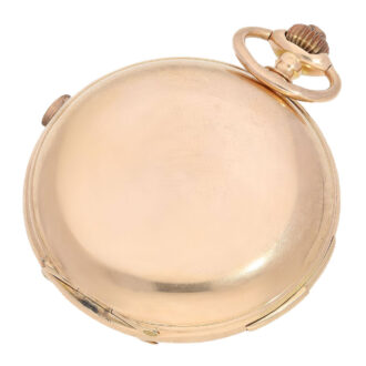 Swiss gold hunting cased astronomical watch Circa 1900