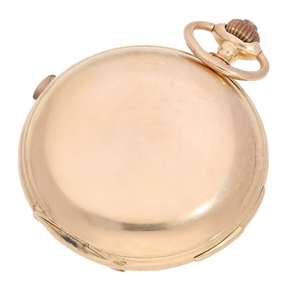 Swiss gold hunting cased astronomical watch Circa 1900 Swiss gold hunting cased astronomical watch Circa 1900