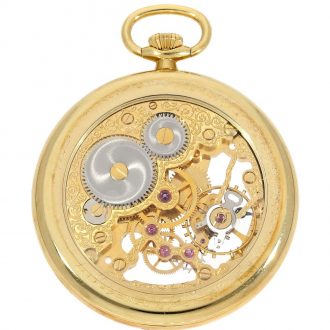 German pocket watch ‘Skeleton’ special edition for Dugena’s 75th birthday Circa 1992 German pocket watch ‘Skeleton’ special edition for Dugena’s 75th birthday Circa 1992