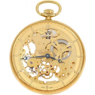 German pocket watch ‘Skeleton’ special edition for Dugena’s 75th birthday Circa 1992 German pocket watch ‘Skeleton’ special edition for Dugena’s 75th birthday Circa 1992