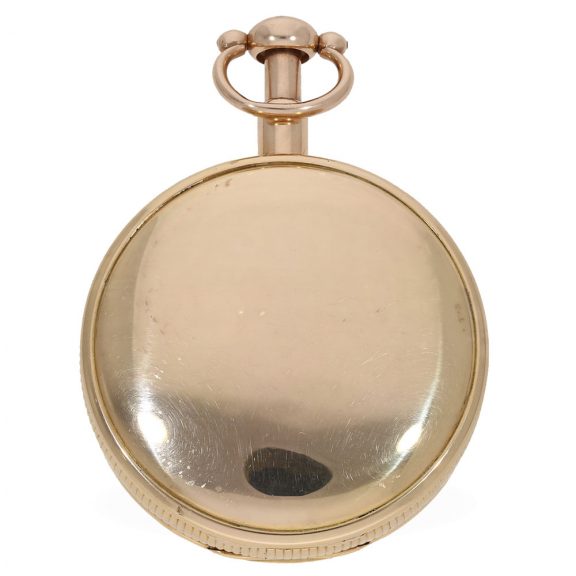 English technically interesting gold repeating duplex watch Circa 1812 English technically interesting gold repeating duplex watch Circa 1812