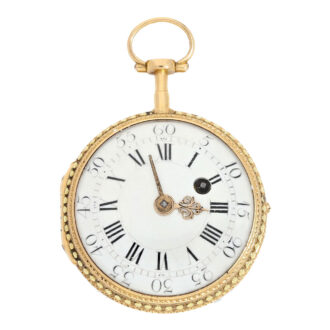 French watch with miniature painting and Chatelaine Circa 1770