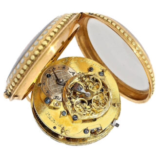 French watch with miniature painting and Chatelaine Circa 1770