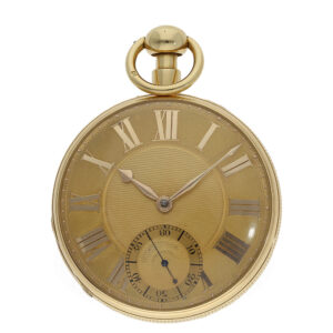 English 18K gold minute repeating duplex watch Circa 1823