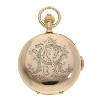 Swiss 18 carat gold fine chronograph compteur Circa 1890 Swiss 18 carat gold fine chronograph compteur Circa 1890
