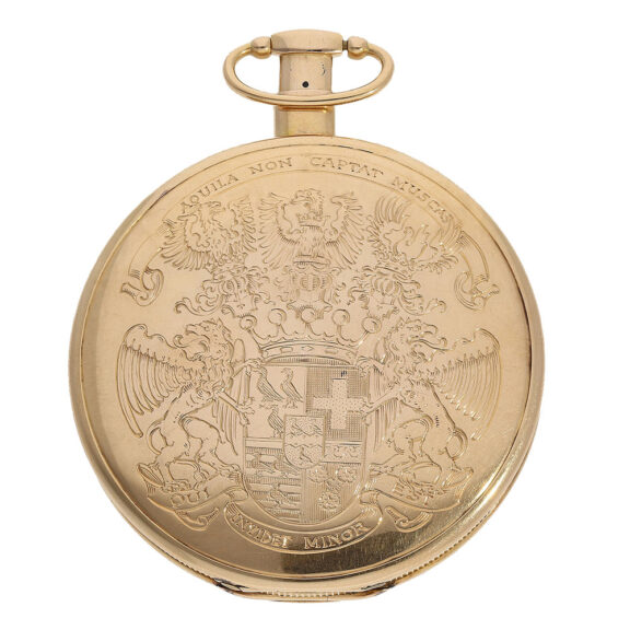 Above the coat of arms, the Latin phrase "Aquila non captat muscas" is engraved, which translates to "An eagle catches no flies" Above the coat of arms, the Latin phrase "Aquila non captat muscas" is engraved, which translates to "An eagle catches no flies"