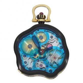 Swiss rare 18 carat gold Hundertwasser designer watch Circa 1992