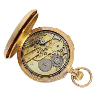 Swiss 18 carat gold quarter repeater pocket watch Circa 1870