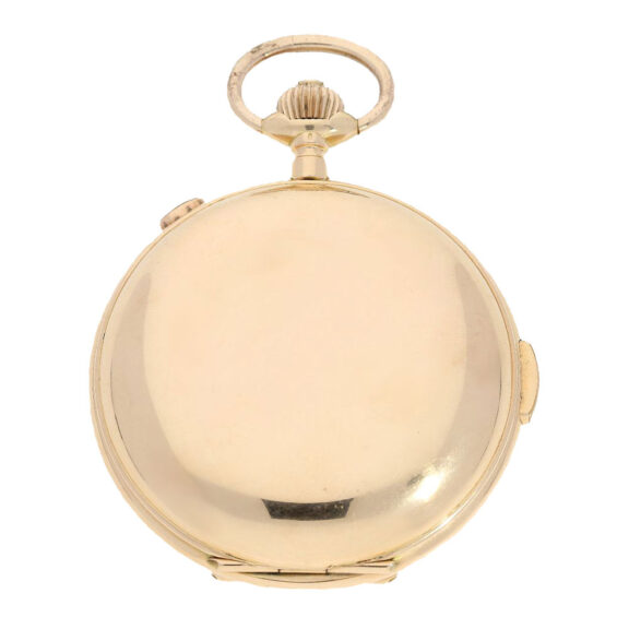 Swiss gold astronomical repeating pocket watch Circa 1910 Swiss gold astronomical repeating pocket watch Circa 1910