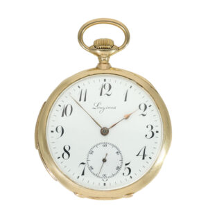 Swiss 18 carat gold large minute repeater watch Circa 1910