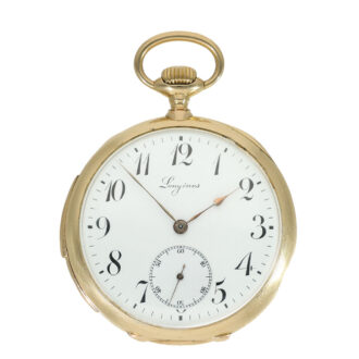 Swiss 18 carat gold large minute repeater watch Circa 1910