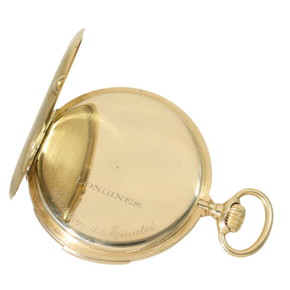 Swiss 18 carat gold large minute repeater watch Circa 1910 Swiss 18 carat gold large minute repeater watch Circa 1910
