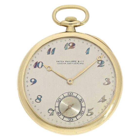 Swiss elegant Art déco dress pocket watch Circa 1927-1928
