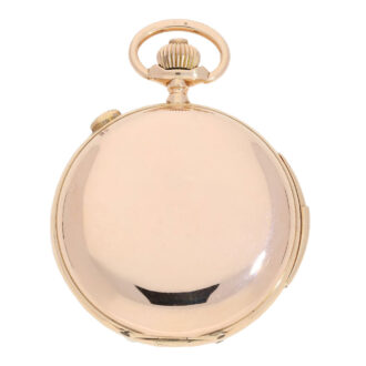 Swiss gold lever watch with minute repeater Circa 1900