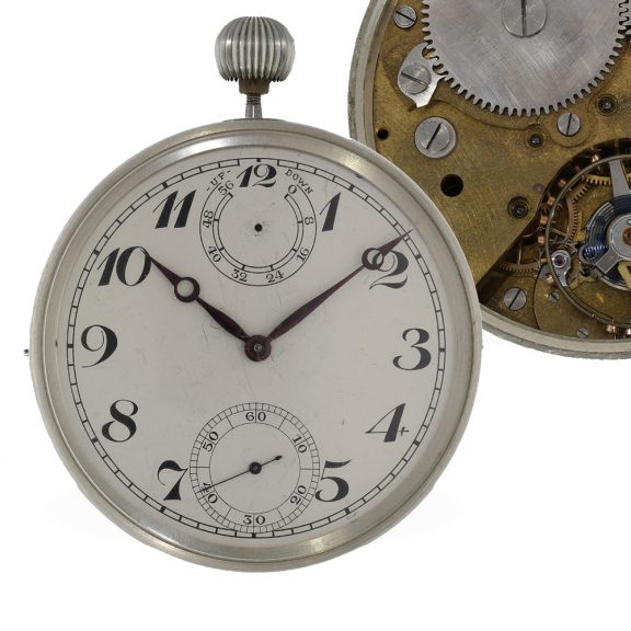 Swiss observatory chronometer 1st class with test certificate Circa 1938 Swiss observatory chronometer 1st class with test certificate Circa 1938