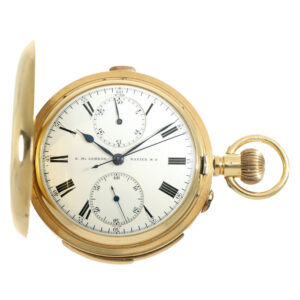 Swiss 18 carat gold historically interesting watch Circa 1900