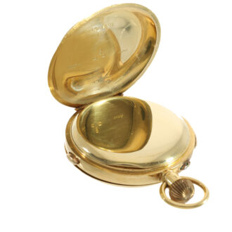 Swiss 18 carat gold historically interesting watch Circa 1900