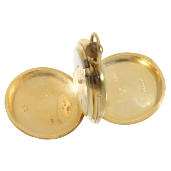 Swiss 18 carat gold historically interesting watch Circa 1900 Swiss 18 carat gold historically interesting watch Circa 1900