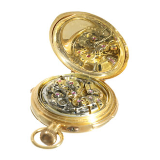 Swiss 18 carat gold historically interesting watch Circa 1900