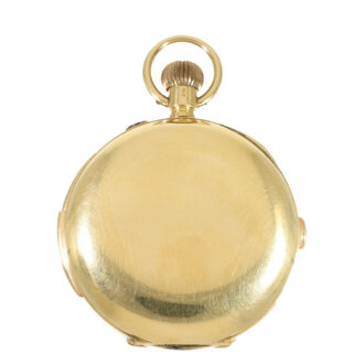 Swiss 18 carat gold historically interesting watch Circa 1900