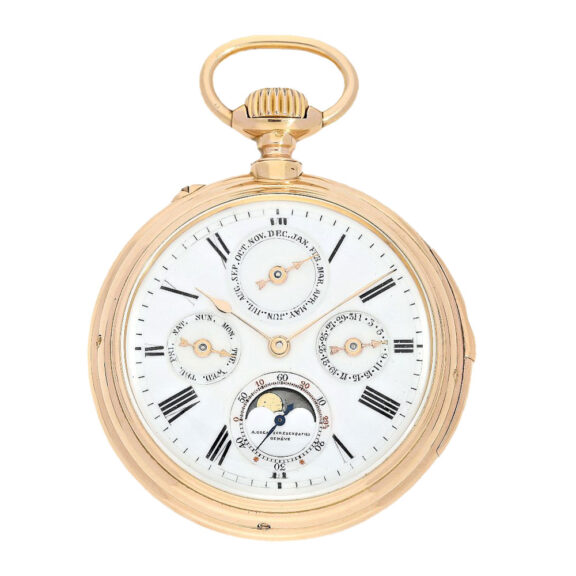 Swiss gold astronomical with six complications Circa 1888