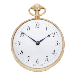Danish 18K gold quarter repeating cylinder watch Circa 1815