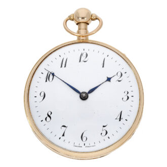 Danish 18K gold quarter repeating cylinder watch Circa 1815