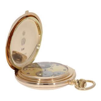 German 14 carat gold à goutte watch with quarter repeater Circa 1920 German 14 carat gold à goutte watch with quarter repeater Circa 1920