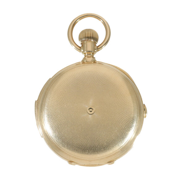 Russian 14 carat gold heavy hunter case pocket watch Circa 1900 Russian 14 carat gold heavy hunter case pocket watch Circa 1900