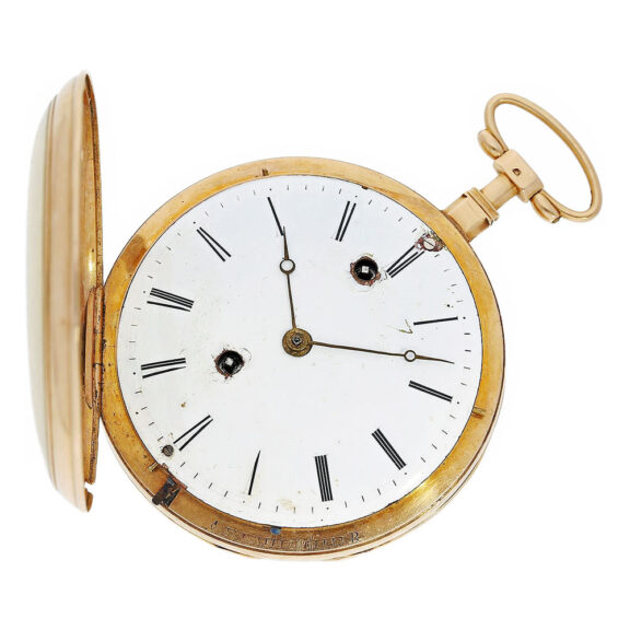 Swiss gold/enamel watch with seven automatons Circa 1815 Swiss gold/enamel watch with seven automatons Circa 1815