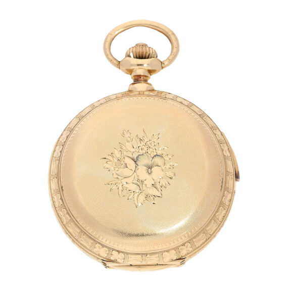 Swiss gold full hunter cased astronomical watch Circa 1880 Swiss gold full hunter cased astronomical watch Circa 1880