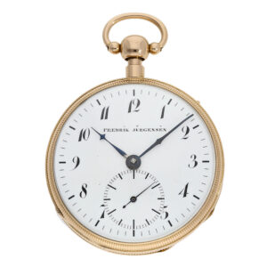 Danish 18 Carat rose gold repeating duplex pocket watch Circa 1812