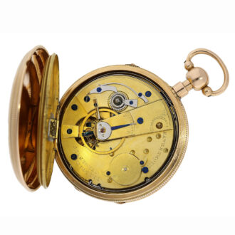 Danish 18K rose gold repeating duplex pocket watch Circa 1812