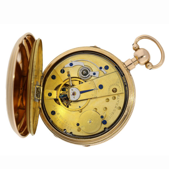 Danish 18K rose gold repeating duplex pocket watch Circa 1812 Danish 18K rose gold repeating duplex pocket watch Circa 1812