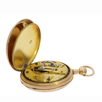 Danish 18K rose gold repeating duplex pocket watch Circa 1812