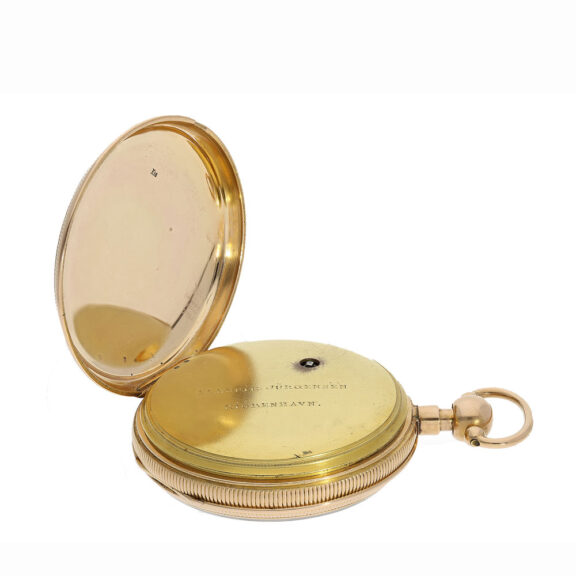 Danish 18K rose gold repeating duplex pocket watch Circa 1812 Danish 18K rose gold repeating duplex pocket watch Circa 1812