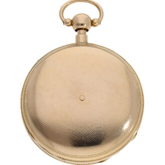 Danish 18K rose gold repeating duplex pocket watch Circa 1812